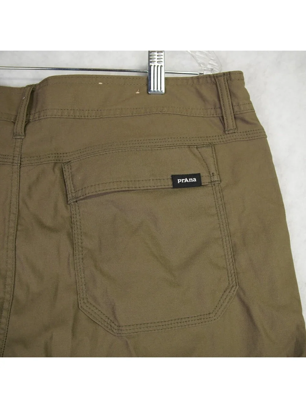 PrAna Mens Stretch Zion Relaxed Fit Cargo Belted Hiking Pants Size W36 x L32